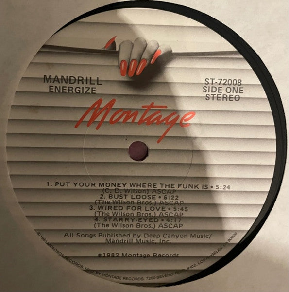 Mandrill : Energize (LP, Album)