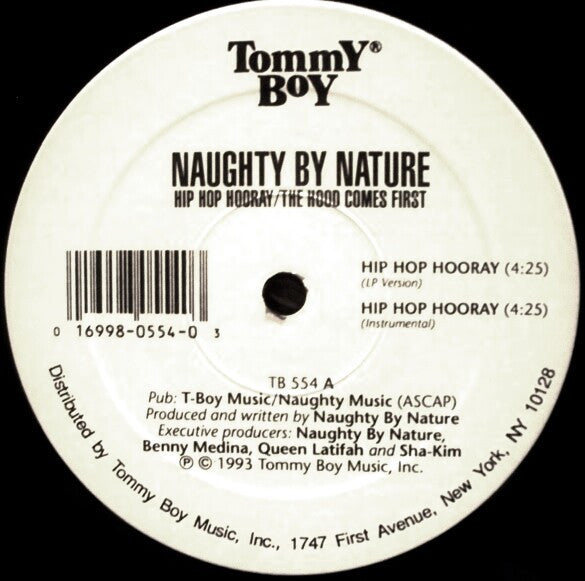 Naughty By Nature : Hip Hop Hooray / The Hood Comes First (12", Single)