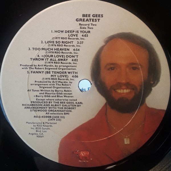 Bee Gees : Bee Gees Greatest (2xLP, Comp, Tri)