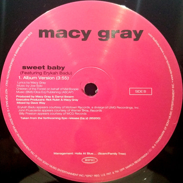 Macy Gray : Shed / Sweet Baby (12", Promo)