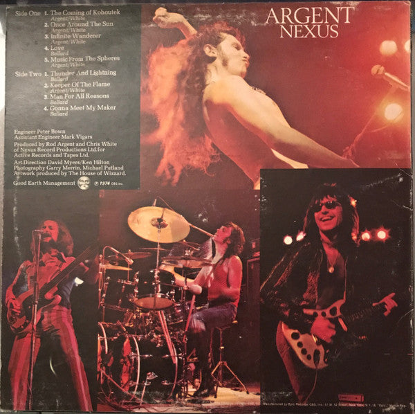 Argent : Nexus (LP, Album, Pit)