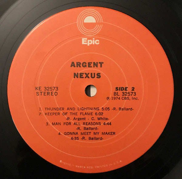 Argent : Nexus (LP, Album, Pit)