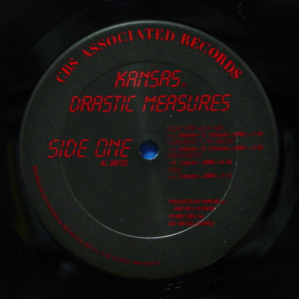 Kansas (2) : Drastic Measures (LP, Album, Car)