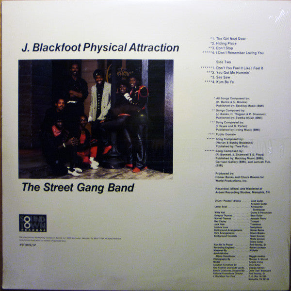 J. Blackfoot : Physical Attraction (LP, Album)