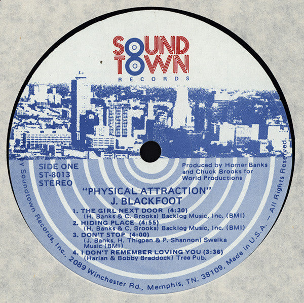 J. Blackfoot : Physical Attraction (LP, Album)