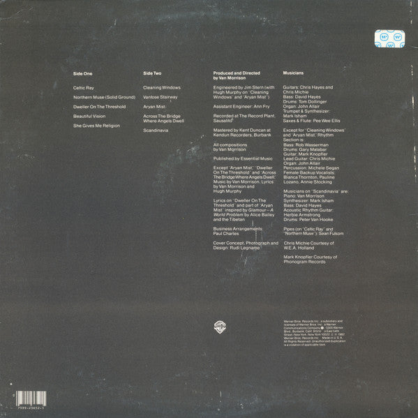 Van Morrison : Beautiful Vision (LP, Album, Win)