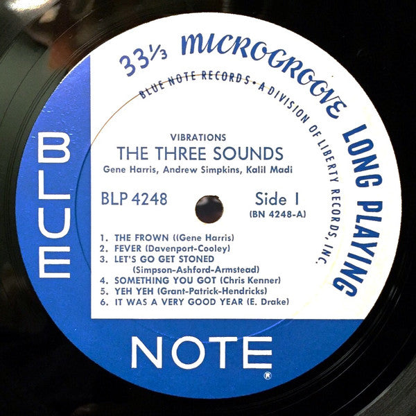 The Three Sounds : Vibrations (LP, Album, Mono)