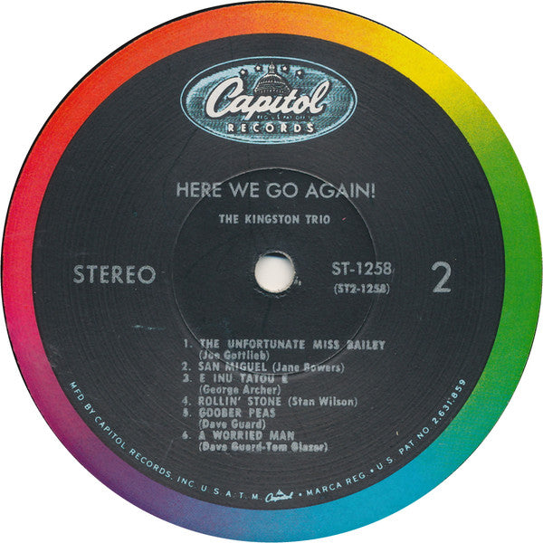 The Kingston Trio* : Here We Go Again! (LP, Album, RP, Scr)