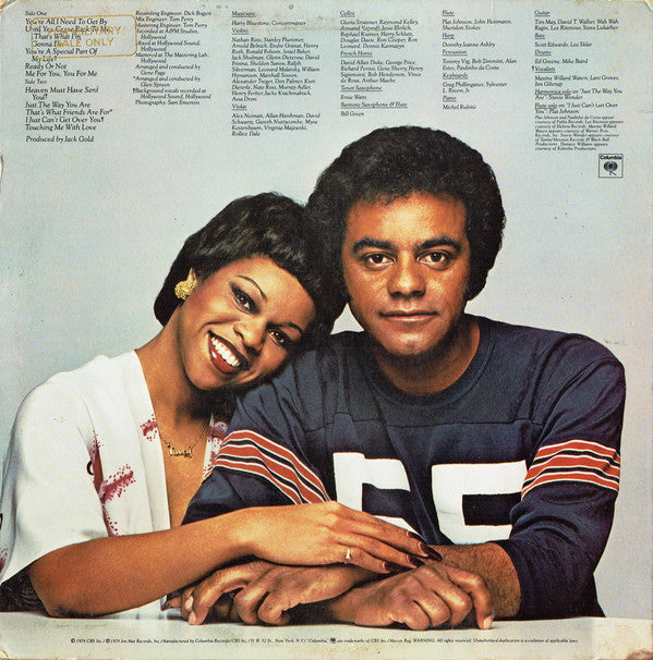 Johnny Mathis & Deniece Williams : That's What Friends Are For (LP, Album, Ter)
