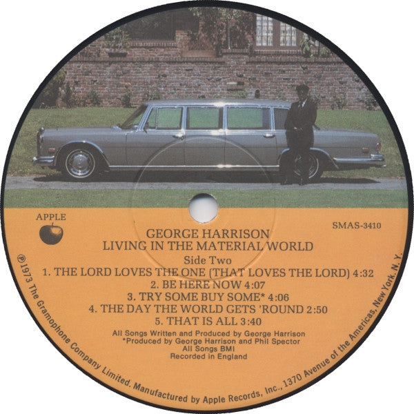 George Harrison : Living In The Material World (LP, Album, Gat)