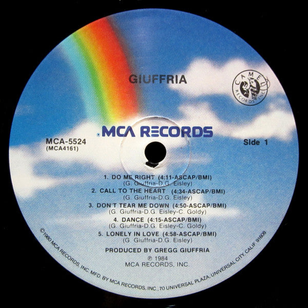 Giuffria : Giuffria (LP, Album, Pin)