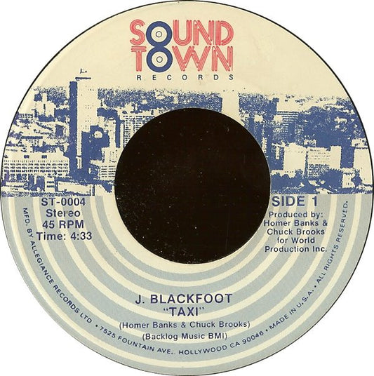 J. Blackfoot : Taxi (7")