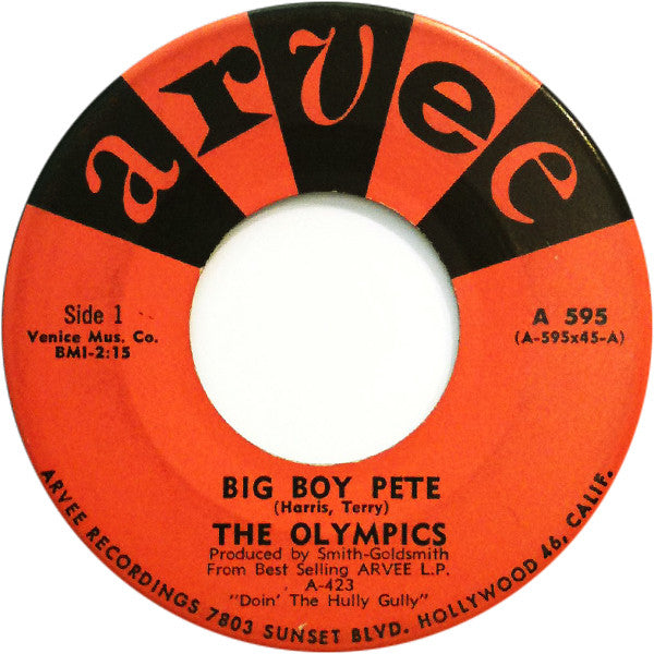 The Olympics : Big Boy Pete (7", Single, "46)
