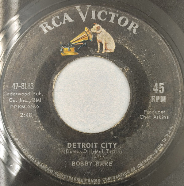 Bobby Bare : Detroit City / Heart Of Ice (7", Ind)