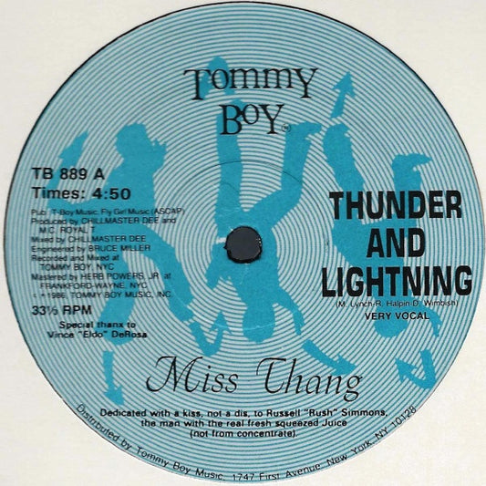 Miss Thang : Thunder And Lightning (12")