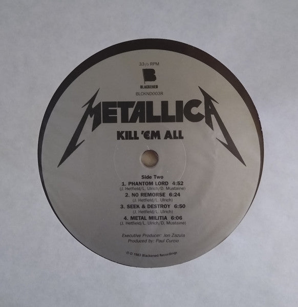 Metallica : Kill 'Em All (LP, Album, Ltd, RE, RM, Red)