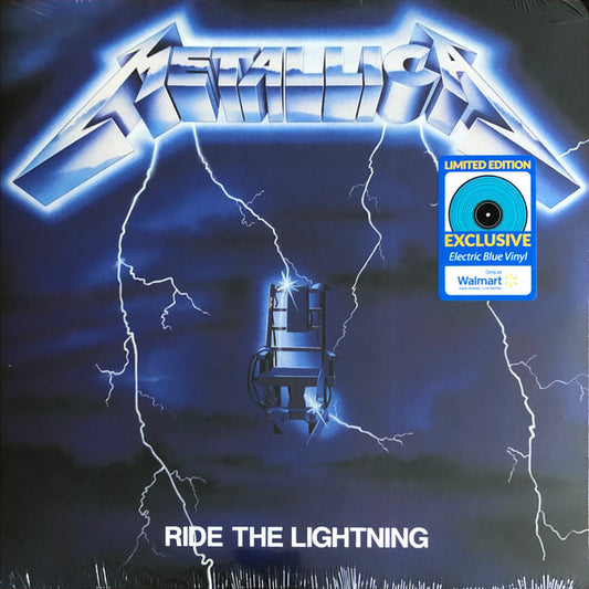 Metallica : Ride The Lightning (LP, Album, Ltd, RE, RM, RP,  Bl)