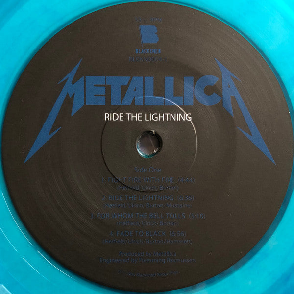 Metallica : Ride The Lightning (LP, Album, Ltd, RE, RM, RP,  Bl)