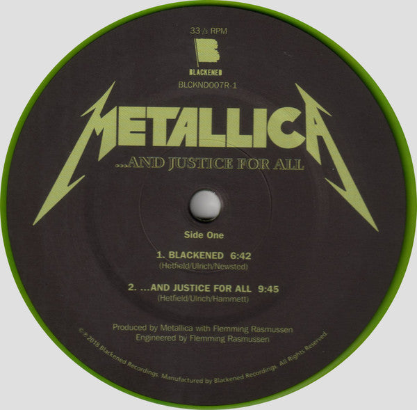 Metallica : ...And Justice For All (2xLP, Album, Ltd, RE, RM, Gre)