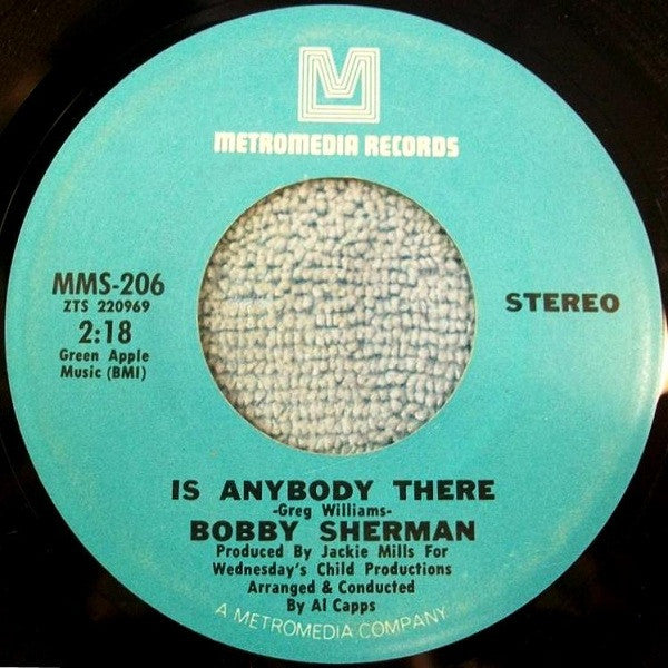 Bobby Sherman : Cried Like A Baby (7", Single, Ter)