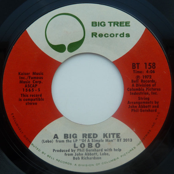 Lobo (3) : Don't Expect Me To Be Your Friend / A Big Red Kite (7", Ter)