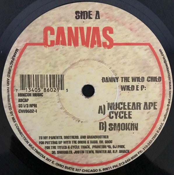 Danny The Wild Child* : Wild EP (12", EP)