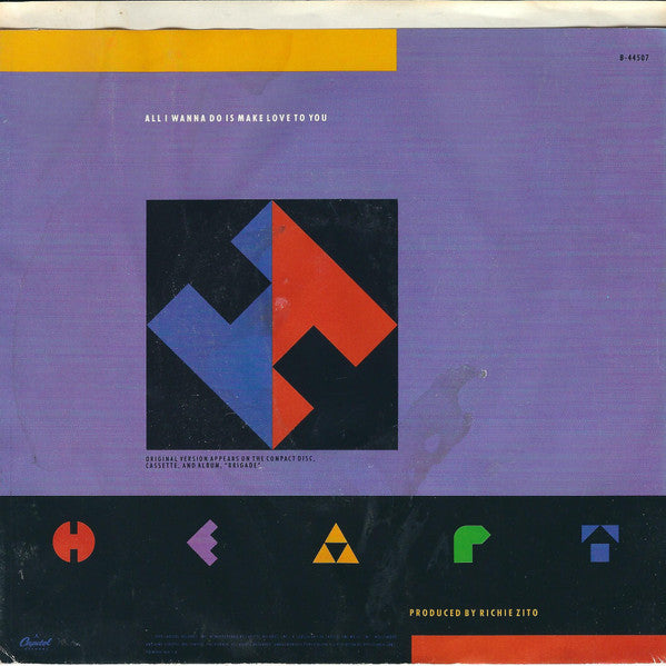 Heart : All I Wanna Do Is Make Love To You (7", Spe)