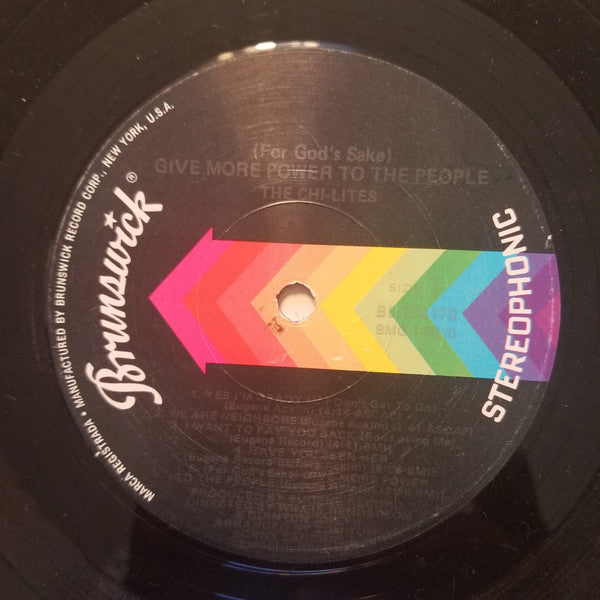 The Chi-Lites : (For God's Sake) Give More Power To The People (LP, Album, Los)