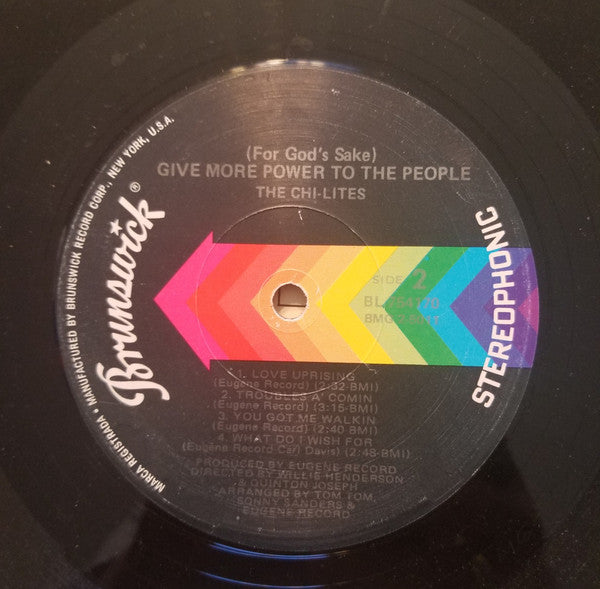 The Chi-Lites : (For God's Sake) Give More Power To The People (LP, Album, Los)
