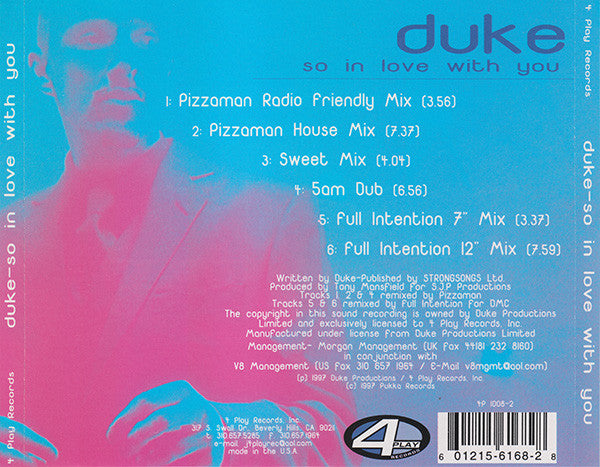 Duke : So In Love With You (CD, Maxi)