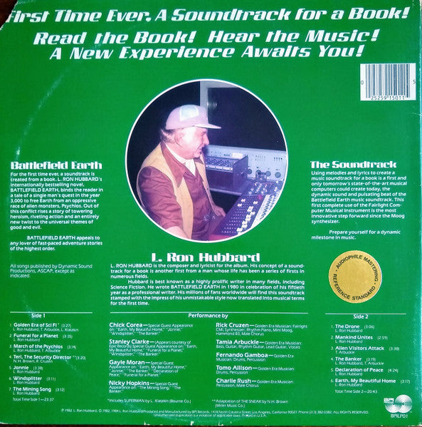 L. Ron Hubbard : Battlefield Earth (LP, Album, RE)
