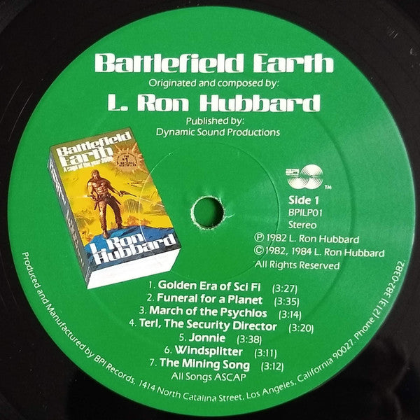 L. Ron Hubbard : Battlefield Earth (LP, Album, RE)