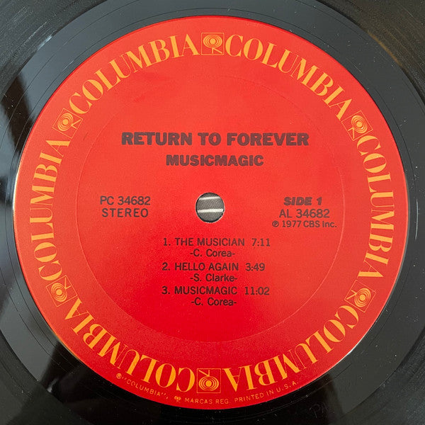 Return To Forever : Musicmagic (LP, Album, Pit)