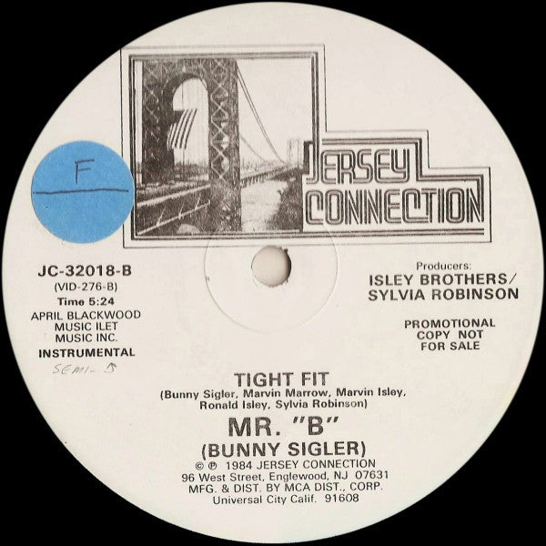 Mr. "B" : Tight Fit (12", Promo)