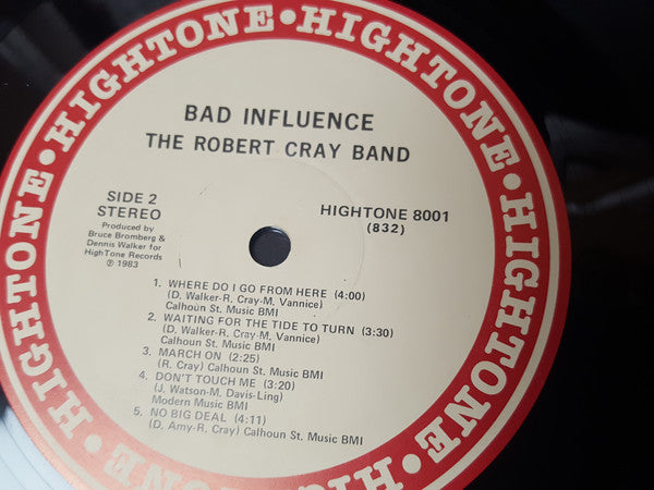The Robert Cray Band : Bad Influence (LP, Album)