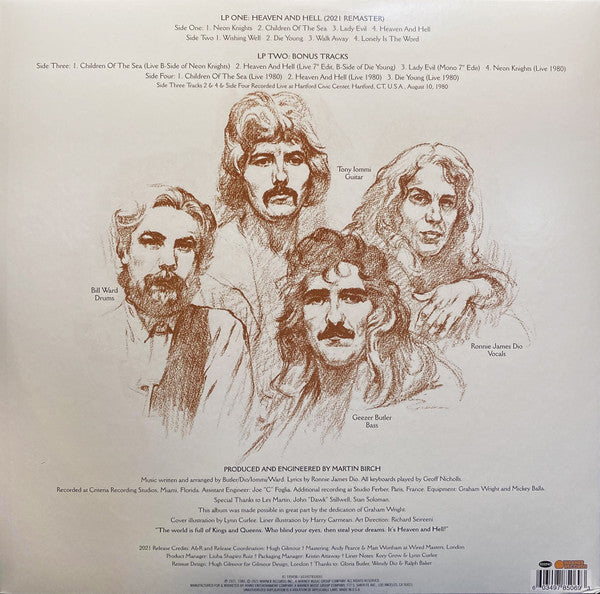 Black Sabbath : Heaven And Hell (LP, Album, RE, RM + LP, Mono)