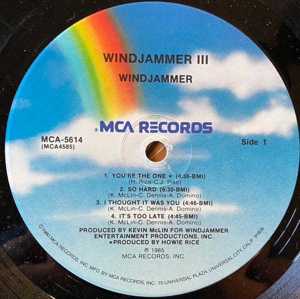 Windjammer : Windjammer III (LP, Album, Pin)