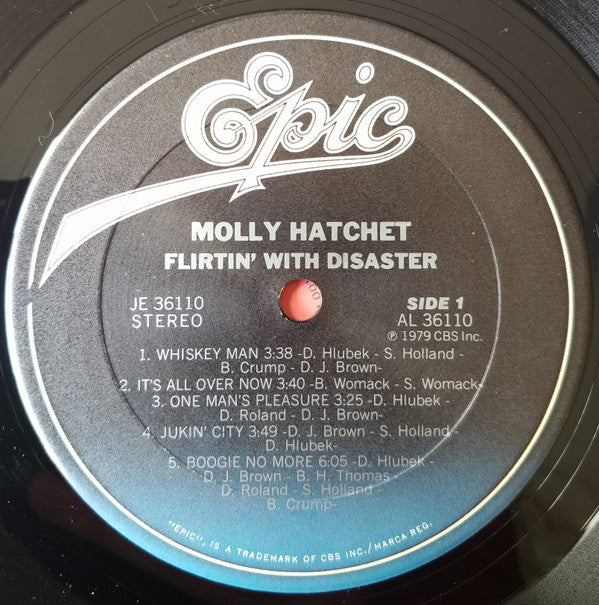 Molly Hatchet : Flirtin' With Disaster (LP, Album, Car)