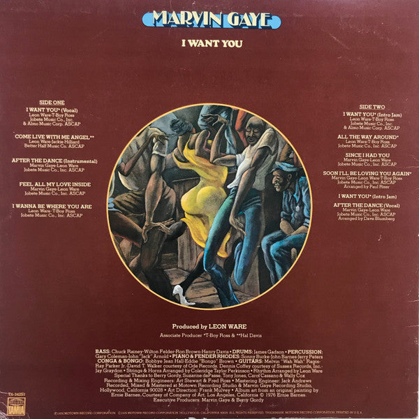 Marvin Gaye : I Want You (LP, Album, Ter)