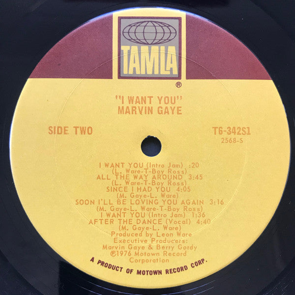 Marvin Gaye : I Want You (LP, Album, Ter)