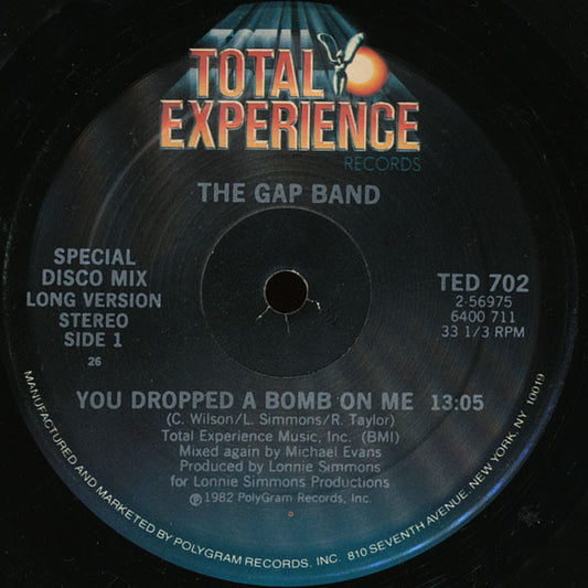 The Gap Band : You Dropped A Bomb On Me B/W Humpin' (12", 26 )