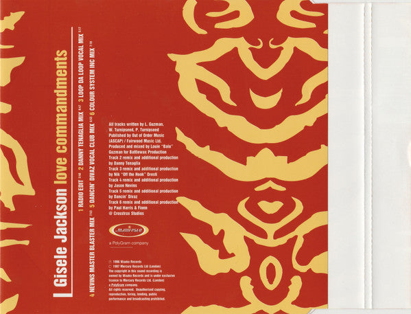 Gisele Jackson : Love Commandments (CD, Single)