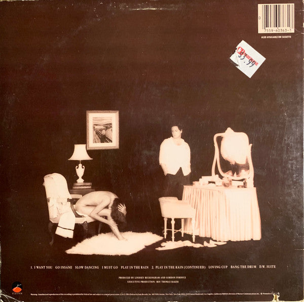Lindsey Buckingham : Go Insane (LP, Album, Spe)