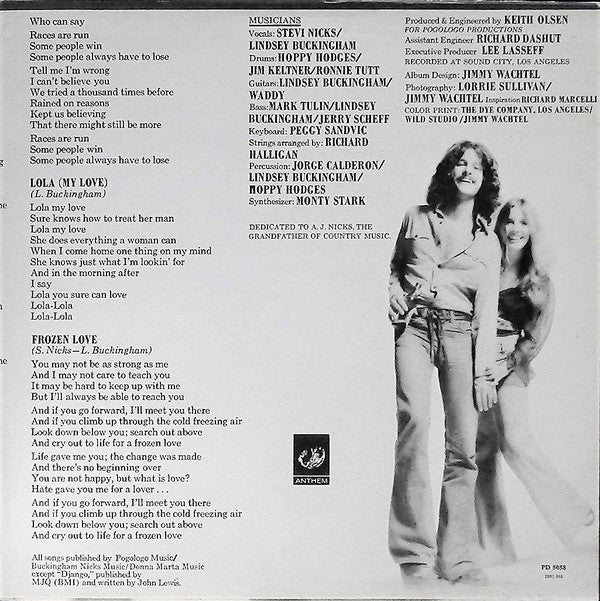 Buckingham Nicks : Buckingham Nicks (LP, Album, 6 -)