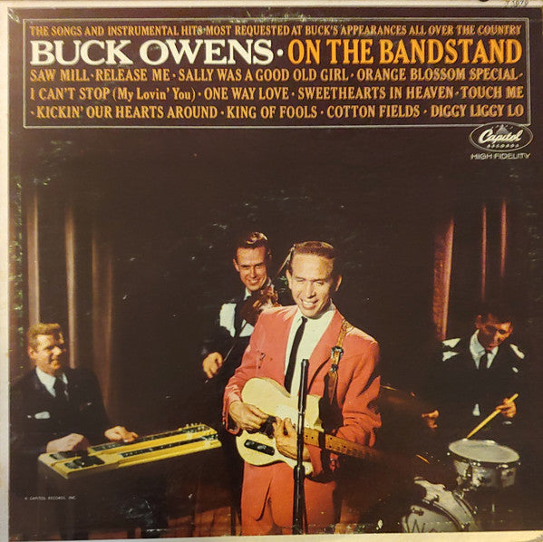 Buck Owens : On The Bandstand (LP, Album, Mono)