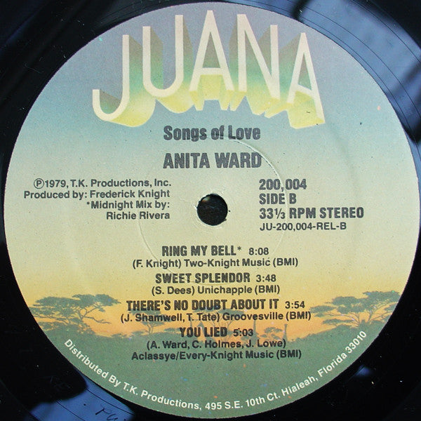 Anita Ward : Songs Of Love (LP, Album)