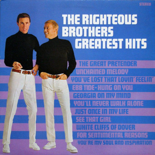 The Righteous Brothers : Greatest Hits (LP, Comp, RE)