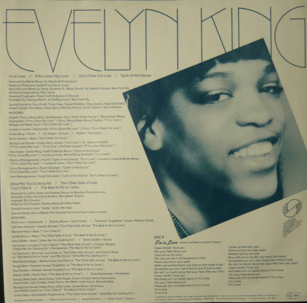 Evelyn King : I'm In Love (LP, Album)