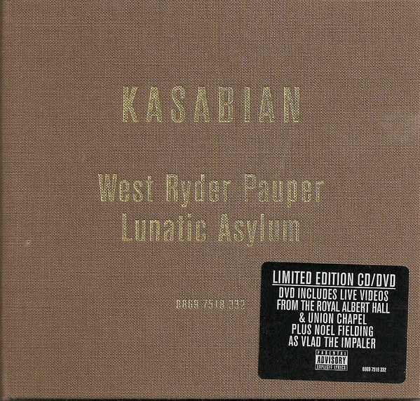 Kasabian : West Ryder Pauper Lunatic Asylum (CD, Album, Ltd + DVD-V, NTSC)