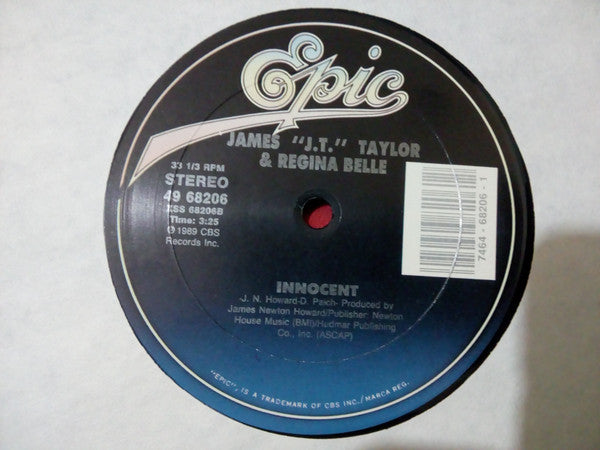 James "J.T." Taylor* & Regina Belle : All I Want Is Forever (12")